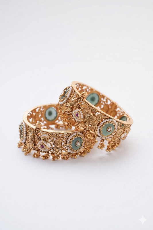 Temple Gold Bangles