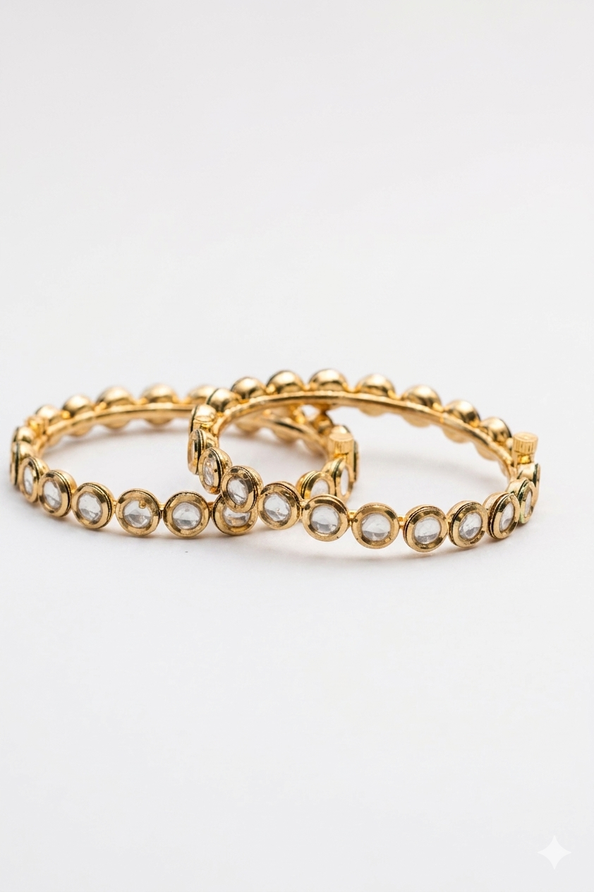 Gold Chain Bangles