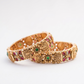 Multicolor Kundan Bangles