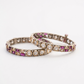 Ruby Stone Bangles