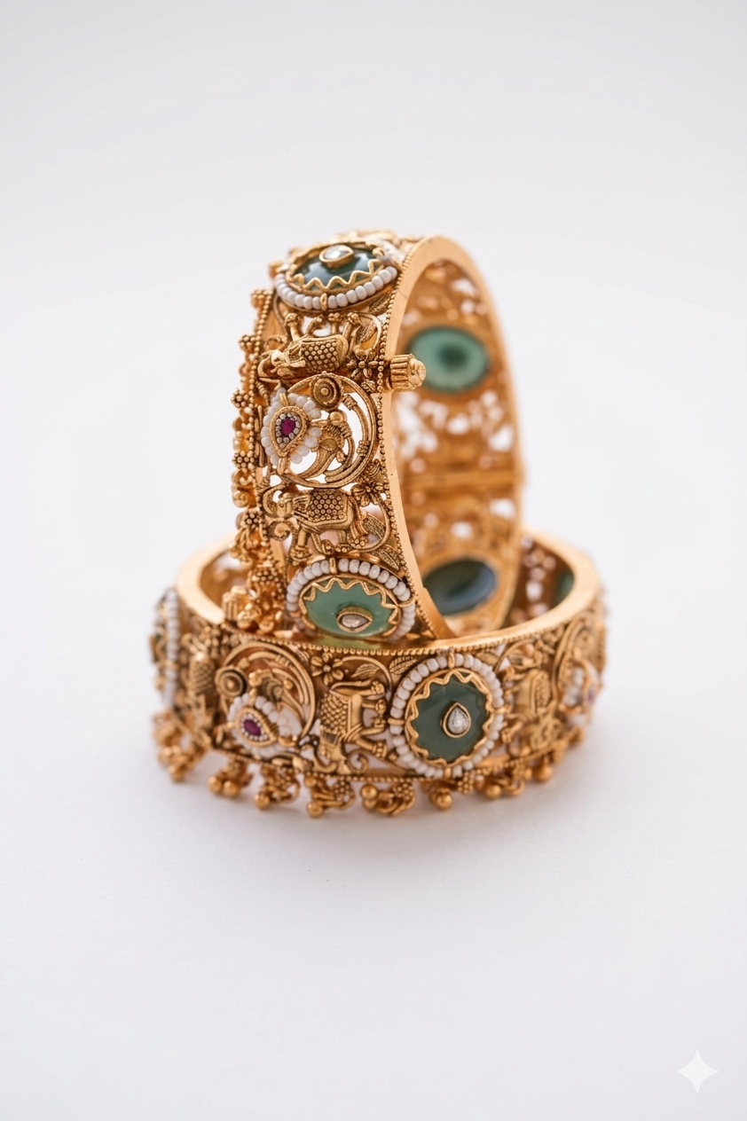 Temple Gold Bangles