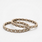 Silver Crystal Bangles