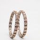 Silver Crystal Bangles