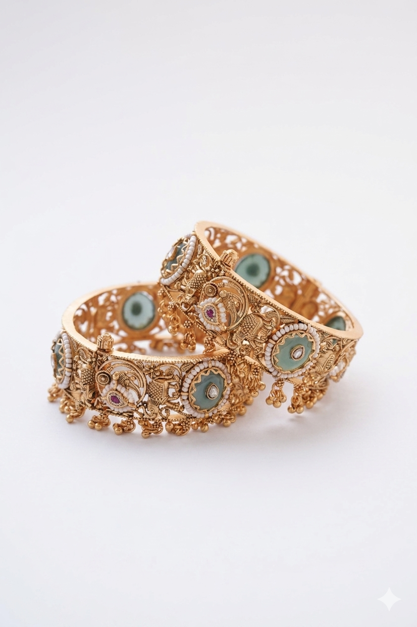 Temple Gold Bangles