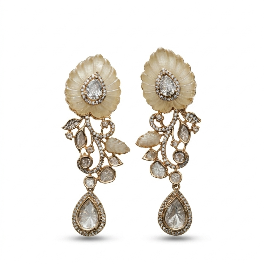 Floral Drop Earrings